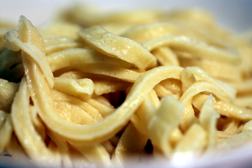 pasta freshly cooked and drained